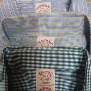 Lot of 3 Brooks Brothers Madison Button-Down 17.5